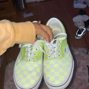 Neon green vans